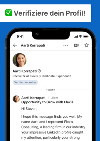 LinkedIn Recruiter Verified Neue Funktion